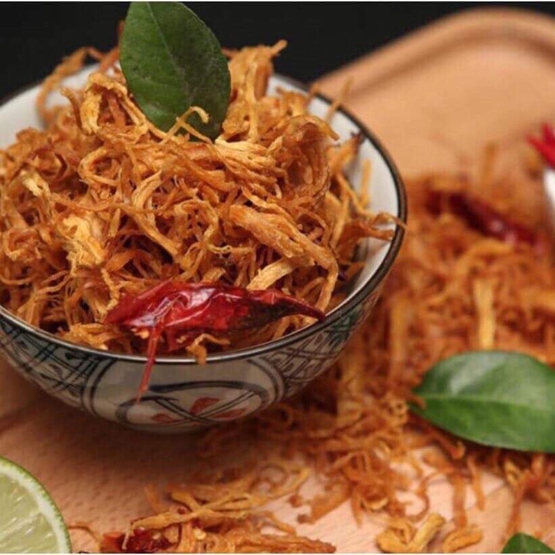 KHÔ GÀ LÁ CHANH 500g