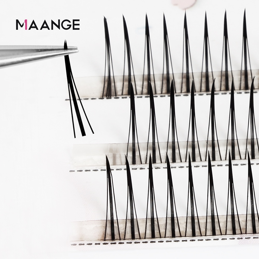 Lông mi giả MAANGE 11mm dáng chữ A phong cách cổ tích Hàn Quốc