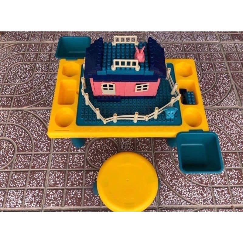 Bộ bàn ghế lego sáng tạo hkm Moony