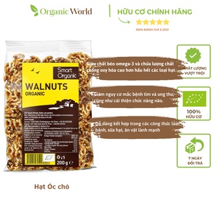 Hạt óc chó hữu cơ 200g Smart Organic Bulgaria