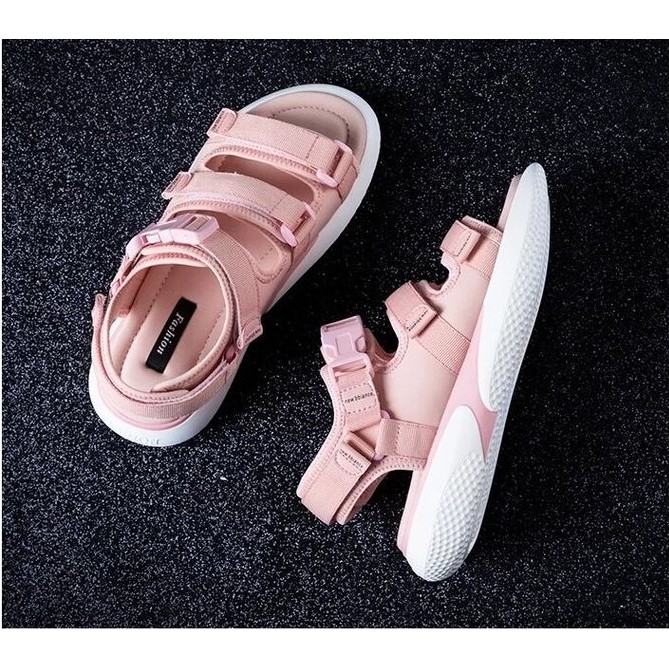 888SD-Sandal nữ 2 quai ngang phong cách Hàn Quốc , Sandal đế dày siêu hot