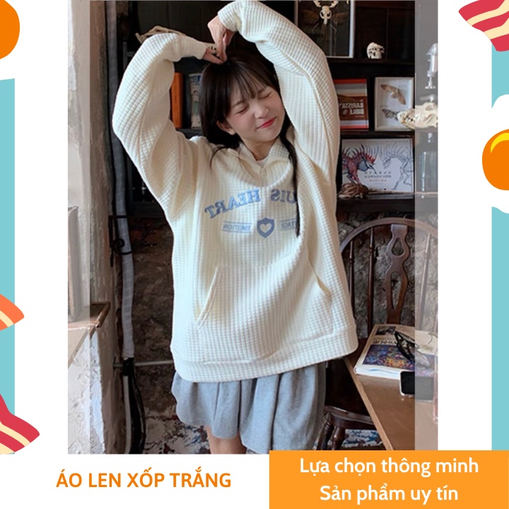 Áo nỉ Hoodie nữ  Basic form rộng unisex Ulzzang dễ mặc [FREESHIP] | BigBuy360 - bigbuy360.vn