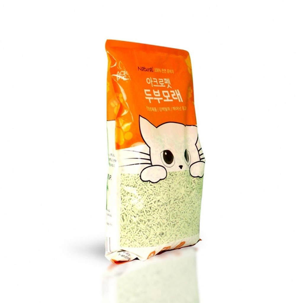 [Rẻ vô địch] [Có sẵn] Cát Vệ Sinh Đậu Nành Dành Cho Mèo ACRO PET 5L - Bao