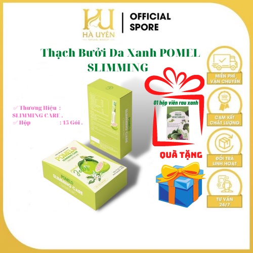 Thạch Bưởi Da Xanh POMEL SLIMMING, Giảm Cân, giảm Mỡ Hiệu Qủa An Toàn [ CHÍNH - HÃNG ]