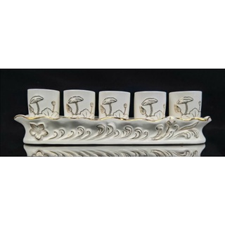 Bộ 5 chum nước thờ cúng - bộ án 5 ly nước thờ cúng