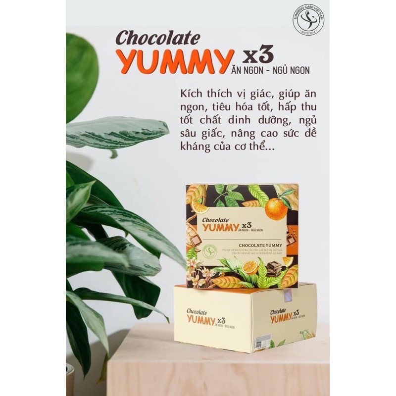 Viên Thảo Mộc Tăng Cân YUMMY X3 - Dạng Chocolate HÀNG CHÍNH HÃNG