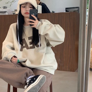 Áo sweater form rộng dáng dài chùm mông SEA nỉ bông dày dặn