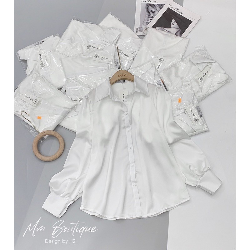 BÁN SỈ ÁO SƠ MI LỤA TRẮNG CHO NỮ | BigBuy360 - bigbuy360.vn