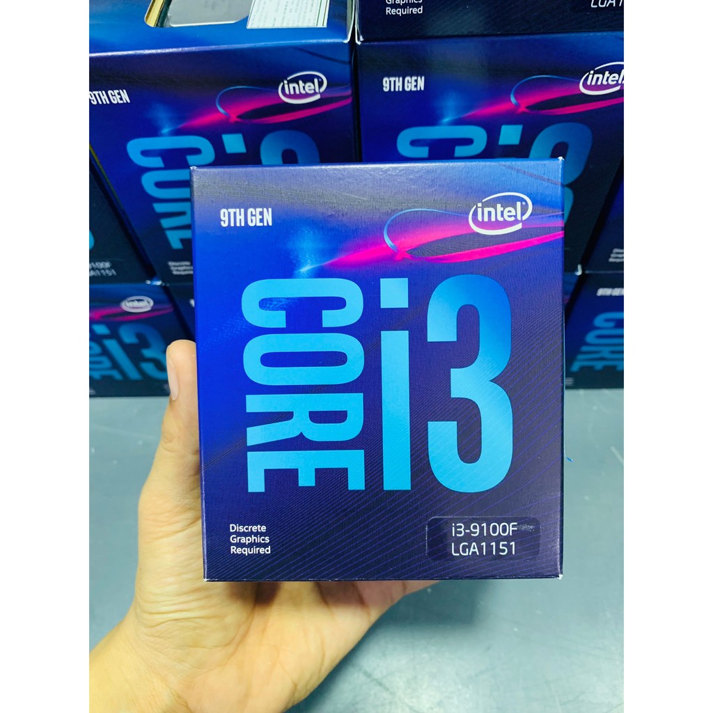 [Mã ELMS03 giảm 7% đơn 500K] CPU Intel i3 9100F - Xung 3.6Ghz - 4 nhân 4 luồng | WebRaoVat - webraovat.net.vn