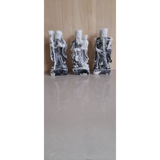 Bộ 3 Phước Lộc Thọ đá đúc size 22cm