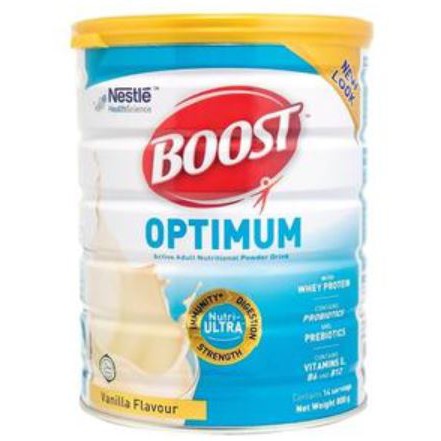 Sữa BOOST OPTIMUM, hộp 400g – Dinh dưỡng Y học tăng cường ĐỀ KHÁNG, duy trì SỨC KHỎE - HSD 04.04.2022