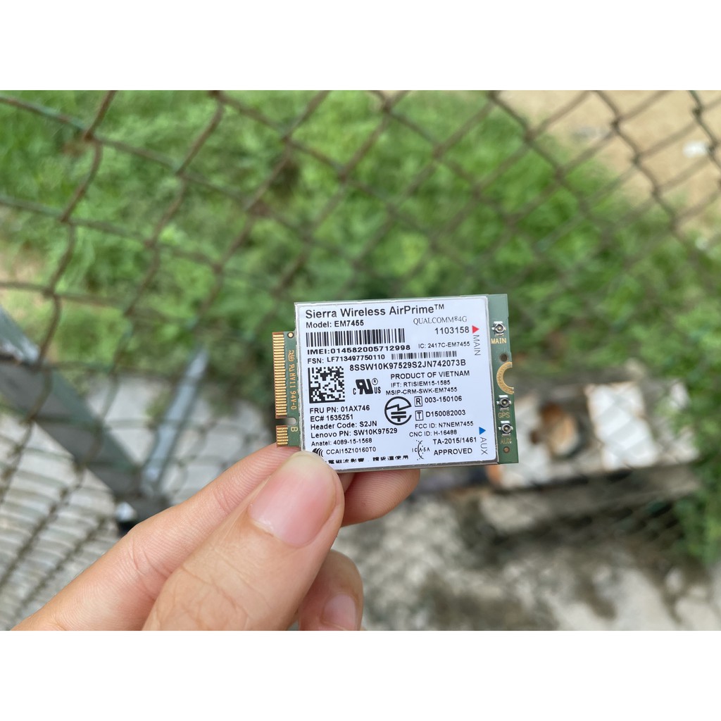 Card không dây WWAN 4G Sierra Wireless EM7455 DW5811e 01AX748 01AX746 cho Dell ThinkPad