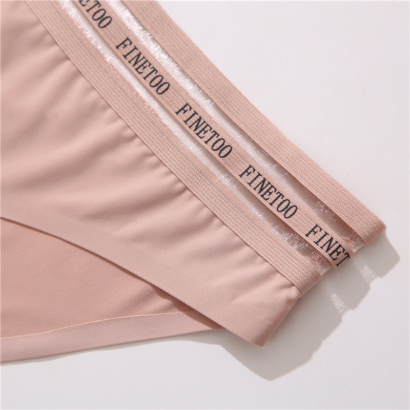 Quần lót CUTEBYTE không đường may lưng thấp in chữ gợi cảm cho nữ