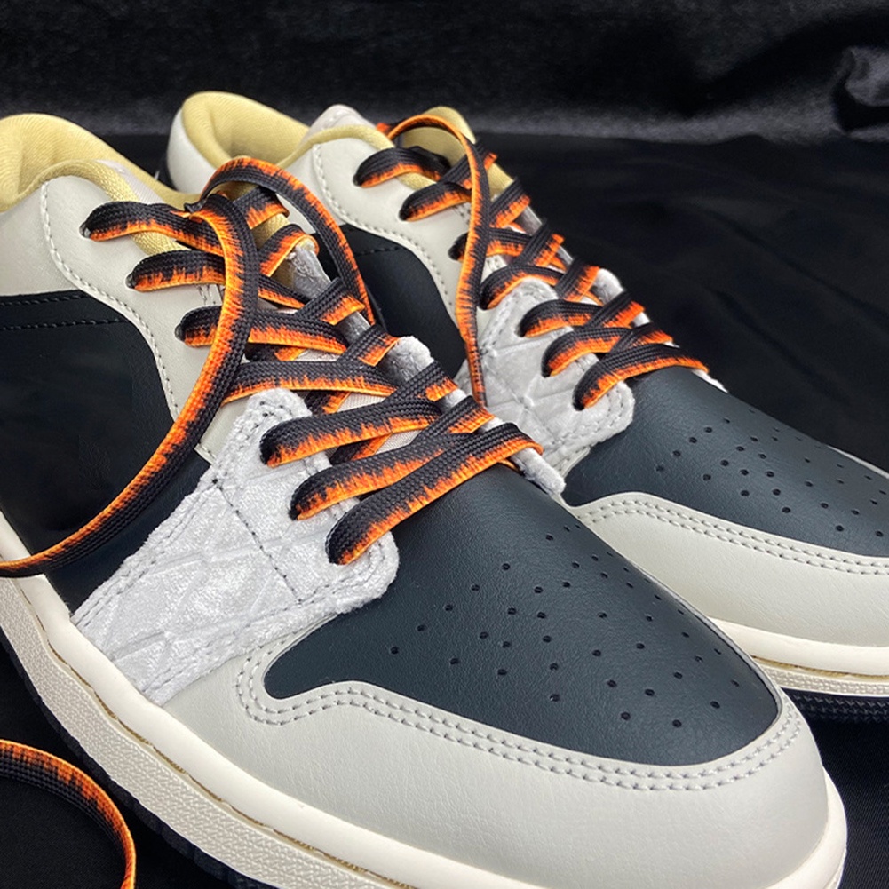 1 Cặp Dây Giày Co Giãn Nhuộm Màu Cầu Vồng Thời Trang 100 / 120 / 140 / 160CM