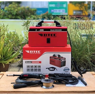 Máy hàn mig btec 200m không dùng khí mỏ hàn mig rời tặng cuộn hàn 0.5 kg