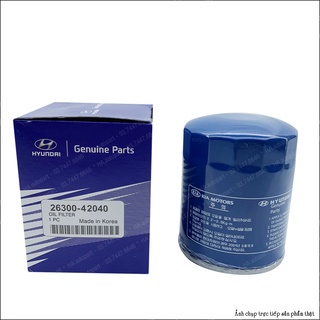 Lọc dầu, lọc nhớt xe Huyndai 1 tấn, 1.25 tấn, Porter, Kia 1.4 tấn, Starex, BONGGO 3 MÃ 26300-42040