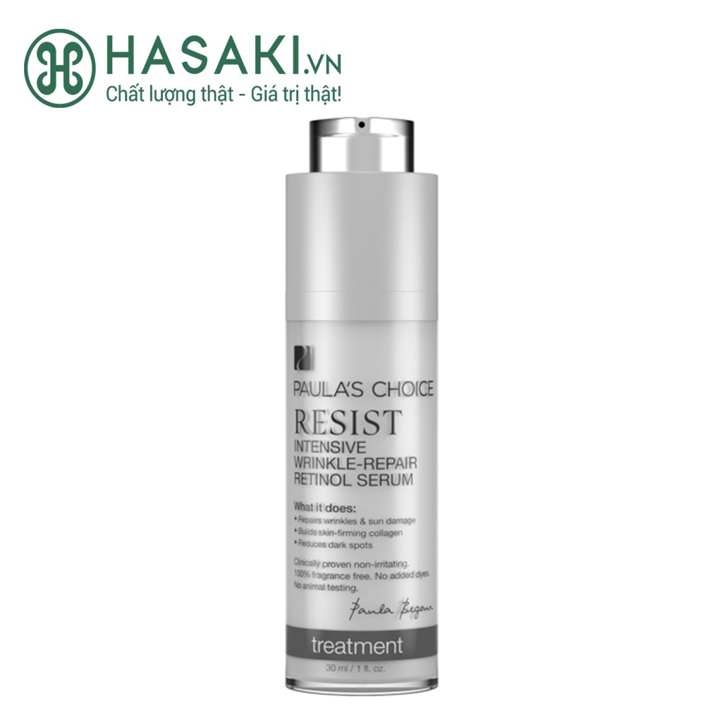 Tinh Chất Dưỡng Da Paula’s Choice Ngừa Lão Hóa Resist Intensive Wrinkle Repair Retinol 30ml