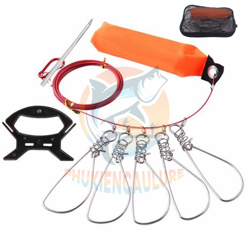 Trục xích mang cá, Dây xích cá lớn chuyên dụng Phukiencaulure25 Dụng cụ hỗ trợ thiết yếu khi câu cá