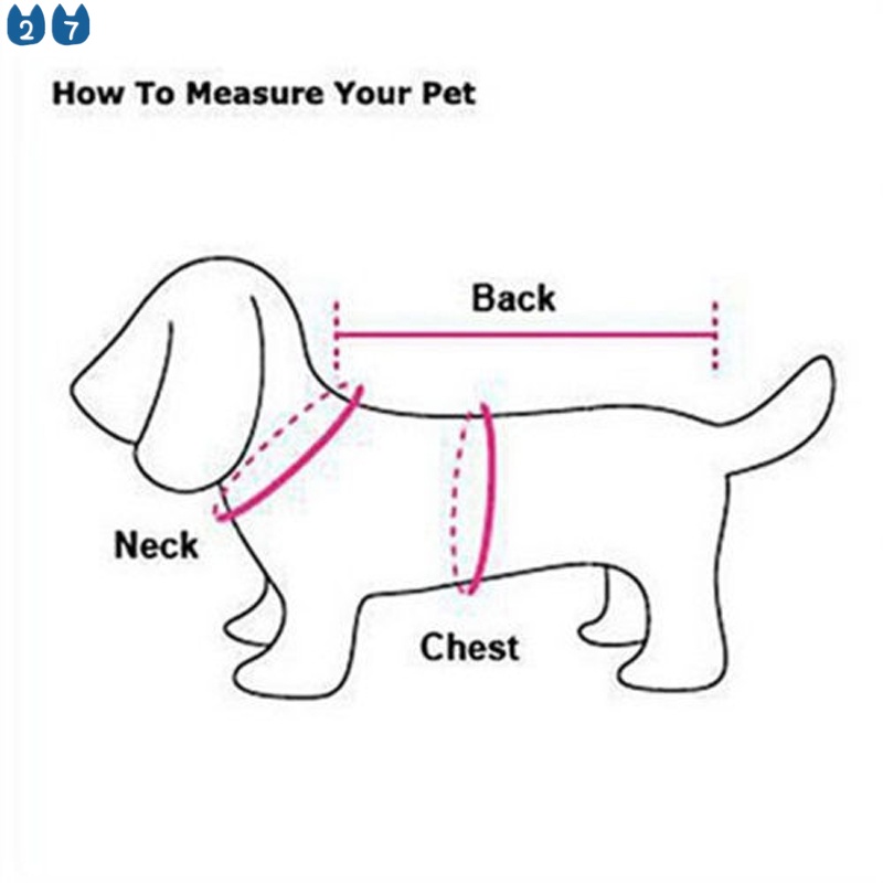 {27Pets} Quần Áo Ngủ Bốn Chân Hoạt Hình Teddy Bomei