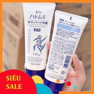 [AUTH] Sữa Rửa Mặt Ý Dĩ Hatomugi Trắng Da 130g Nội Địa Nhật {XẢ KHO HÀNG}