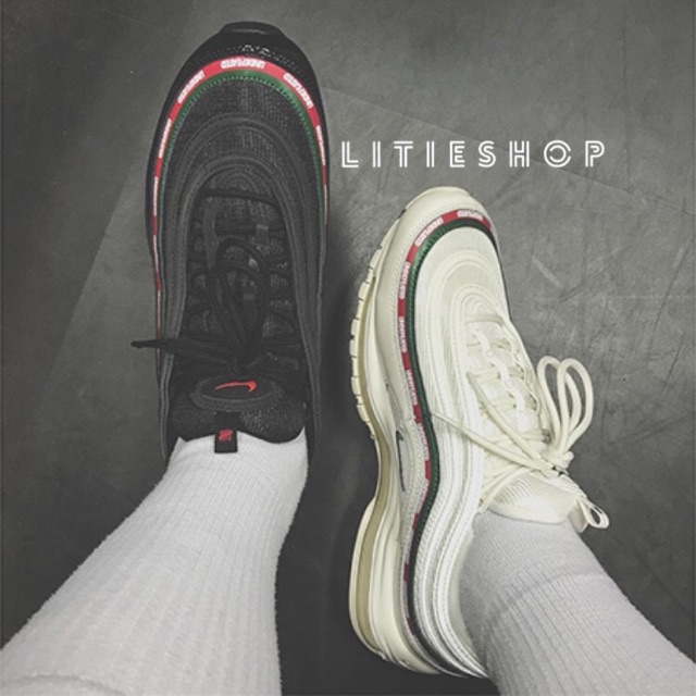 NHẬP MAJUL15 GIẢM 30K |Giày  AIR MAX 97 UNDEFEATED ĐEN TRẮNG NAM NỮ | BigBuy360 - bigbuy360.vn