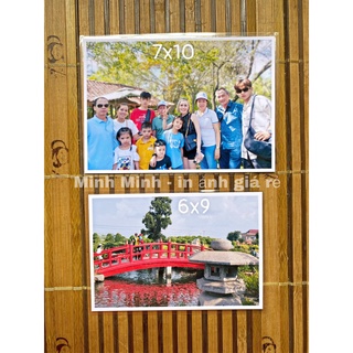 In ảnh 7x10 ép plastic hoặc ép lụa