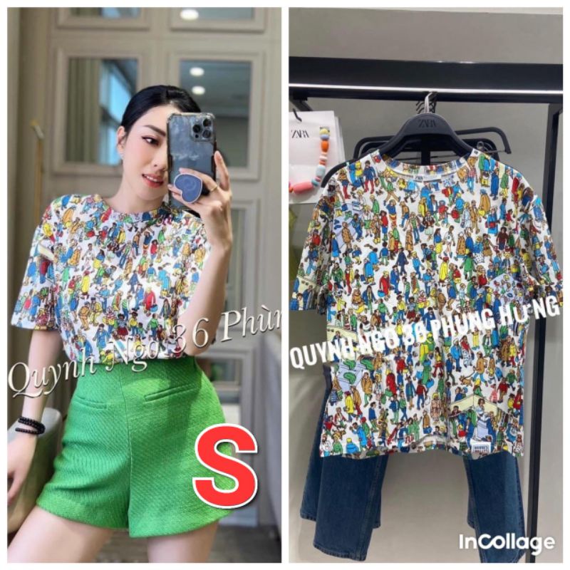 Áo phông Zara AUTHENTIC size S