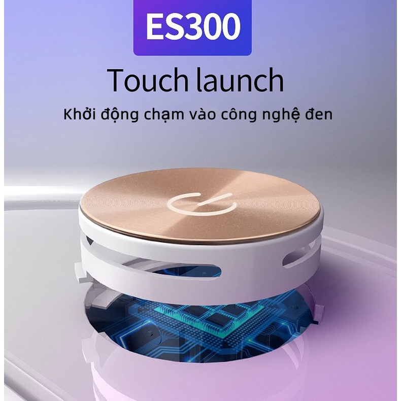 GiGiBomstore Robot Hút Bụi Lau Nhà, Máy Hút Bụi Thông Minh,Robot hút bụi lau nhà thông minh điều khiển qua APP