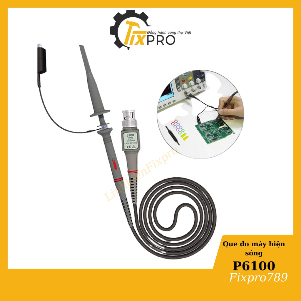 Que đo máy hiện sóng P6100 100MHz chính hãng (1 que)