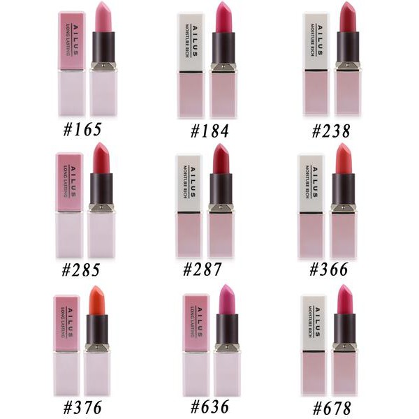 Son mịn môi giàu độ ẩm Naris Ailus Smooth Lipstick Moisture Rich Nhật Bản - Hàng chính hãng