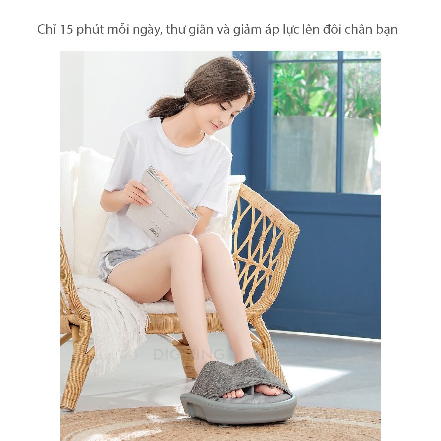 Máy massage chân thông minh LF-ZJ007-MGY Xiaomi Le Fan foot kneading massager 3D