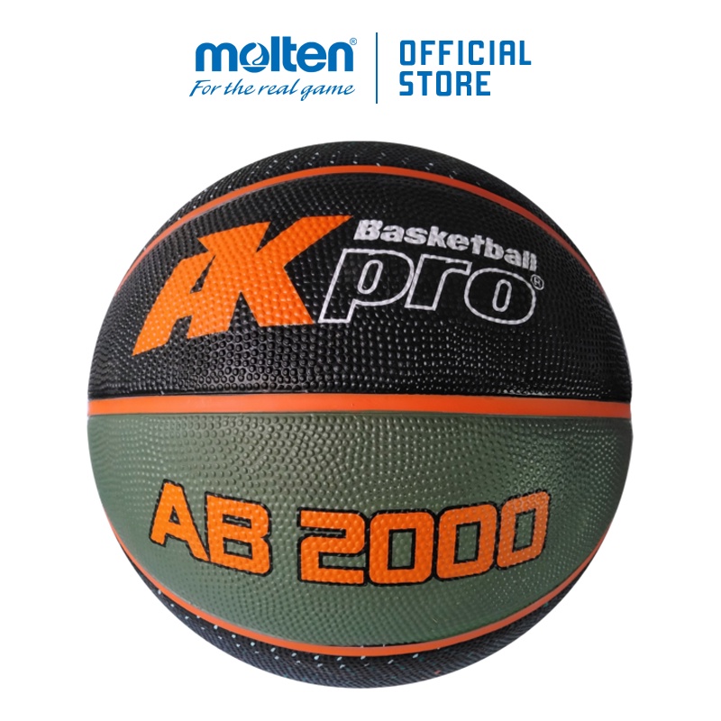 Bóng rổ cao su AKpro AB2000 (size 5,6,7)