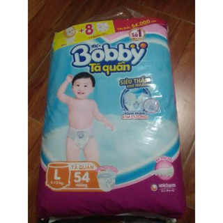 Tã quần bobby m62+8, l54+8,xl48+8