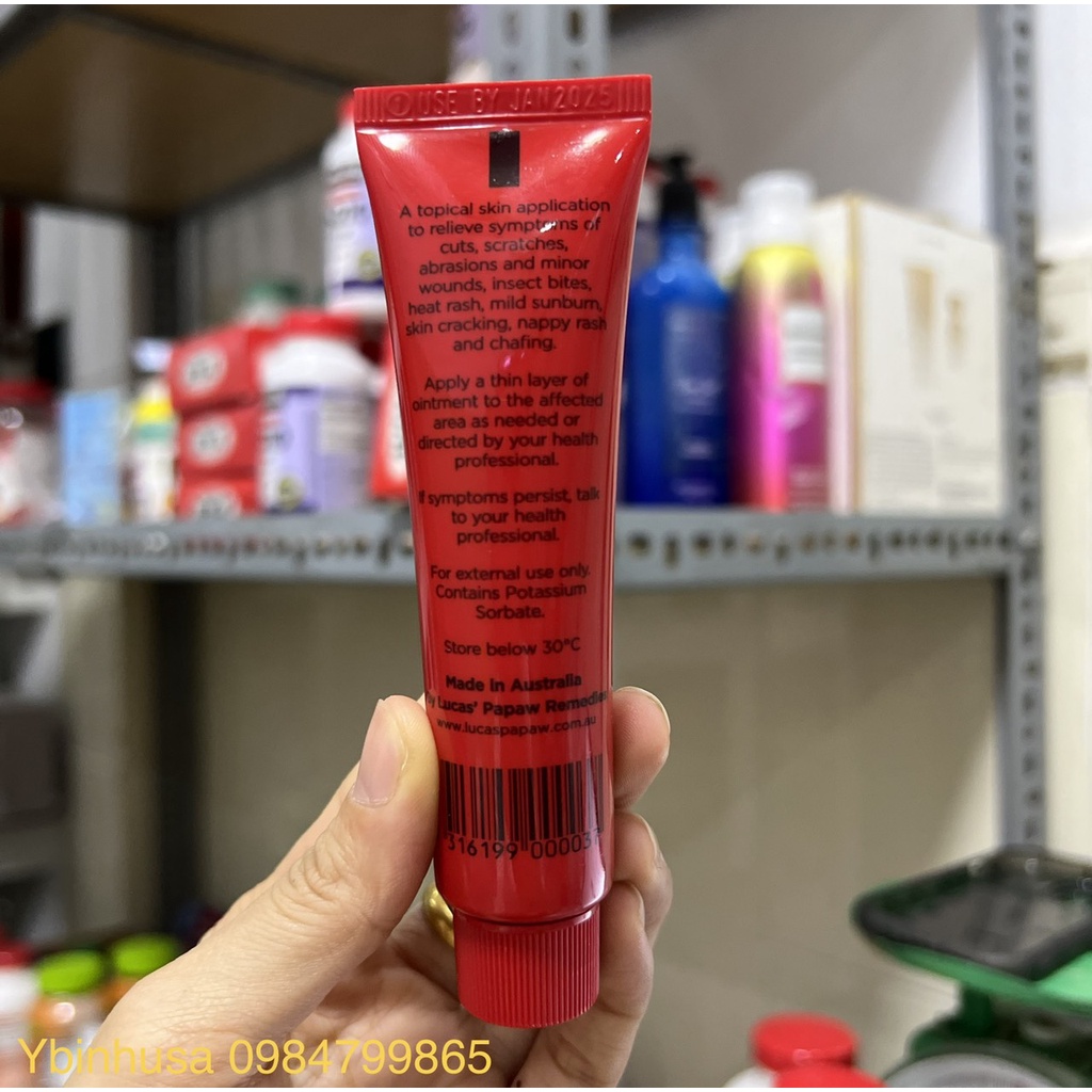 Kem đa năng Lucas Papaw 25g của Úc