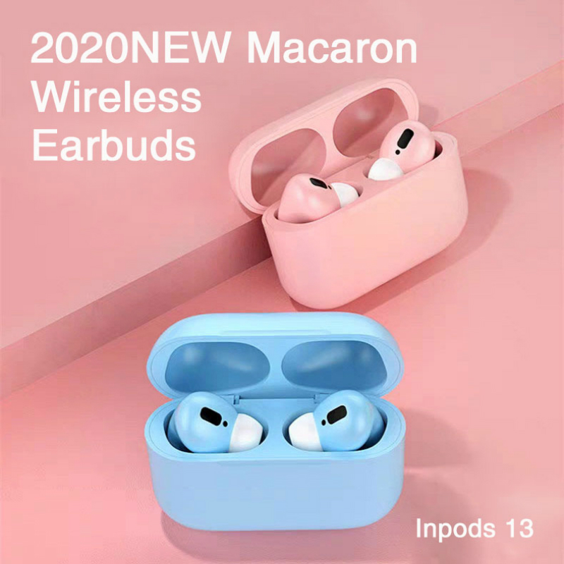 Tai nghe Inpods 13 điều khiển cảm ứng có hộp sạc màu macaron