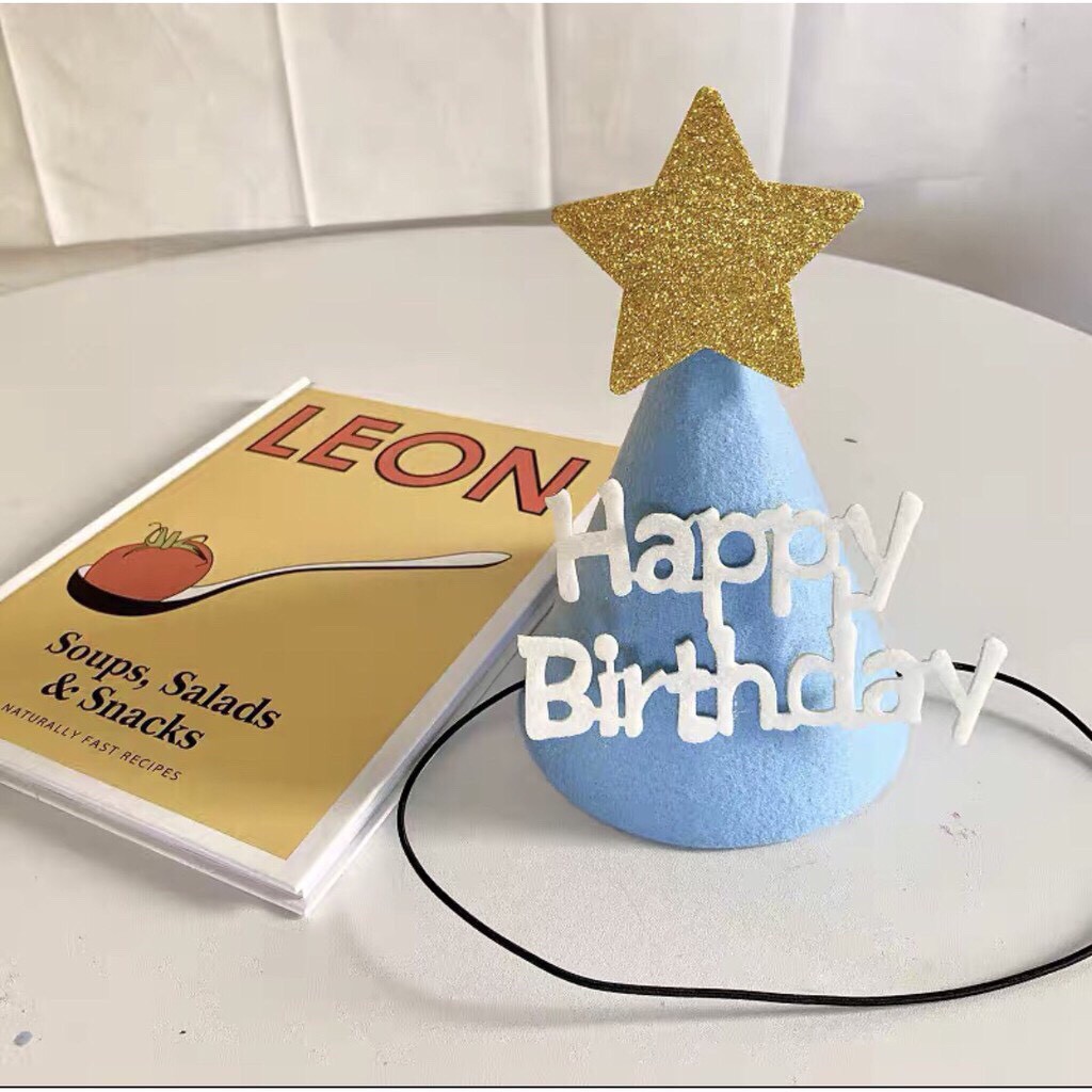 Mũ sinh nhật Hàn quốc xinh xắn cho bé