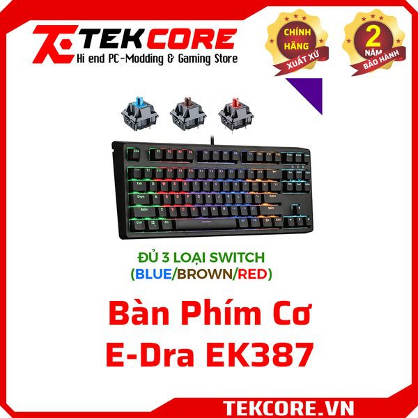 Bàn phím cơ E-dra EK387 Ver 2021 | BigBuy360 - bigbuy360.vn