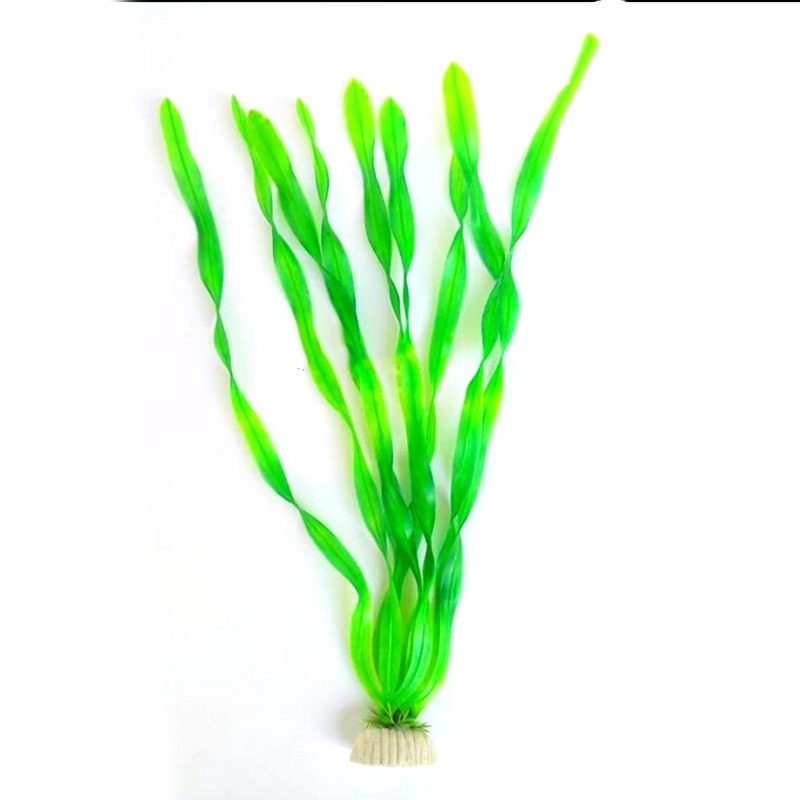 Cây thủy sinh bằng nhựa nhân tạo dài 11 inch trang trí bể cá