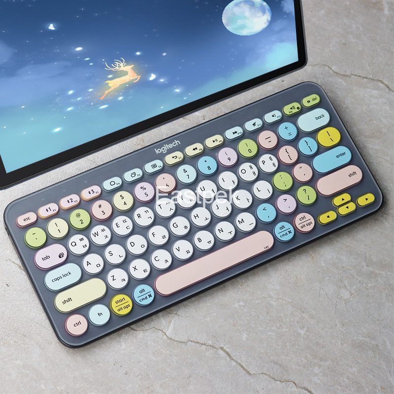 Miếng Dán Bàn Phím Silicon Siêu Mỏng Cho Logitech K380 /Logitech K380