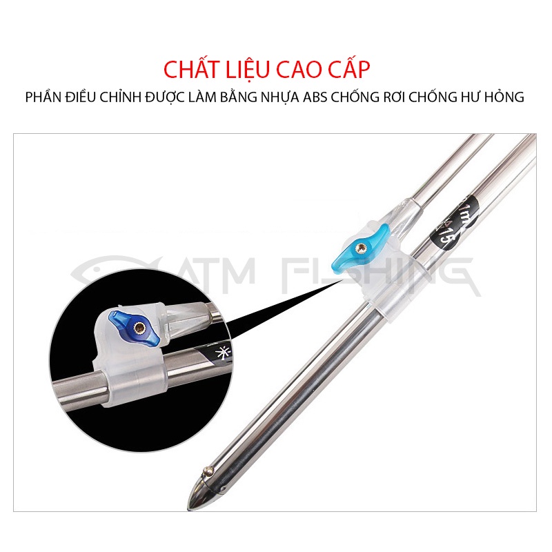 Gác Cần Inox Cao Cấp Chuyên Dụng Câu Đài, Siêu Tiện Lợi