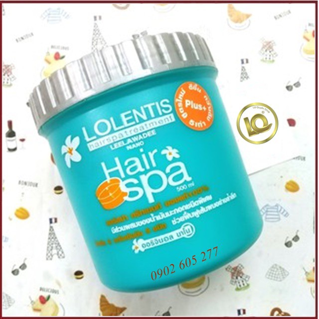 [Hàng chính hãng] Ủ ṫóc siêu mềm mượt Lolentis Hair Spa Leelawadee Nano Thái Lan