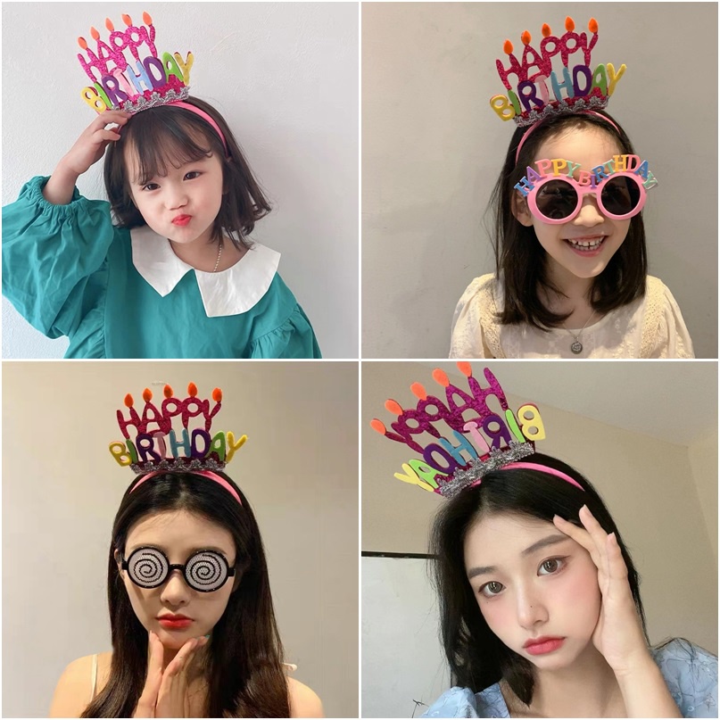 Mũ Sinh Nhật Dễ Thương Cho Bé
