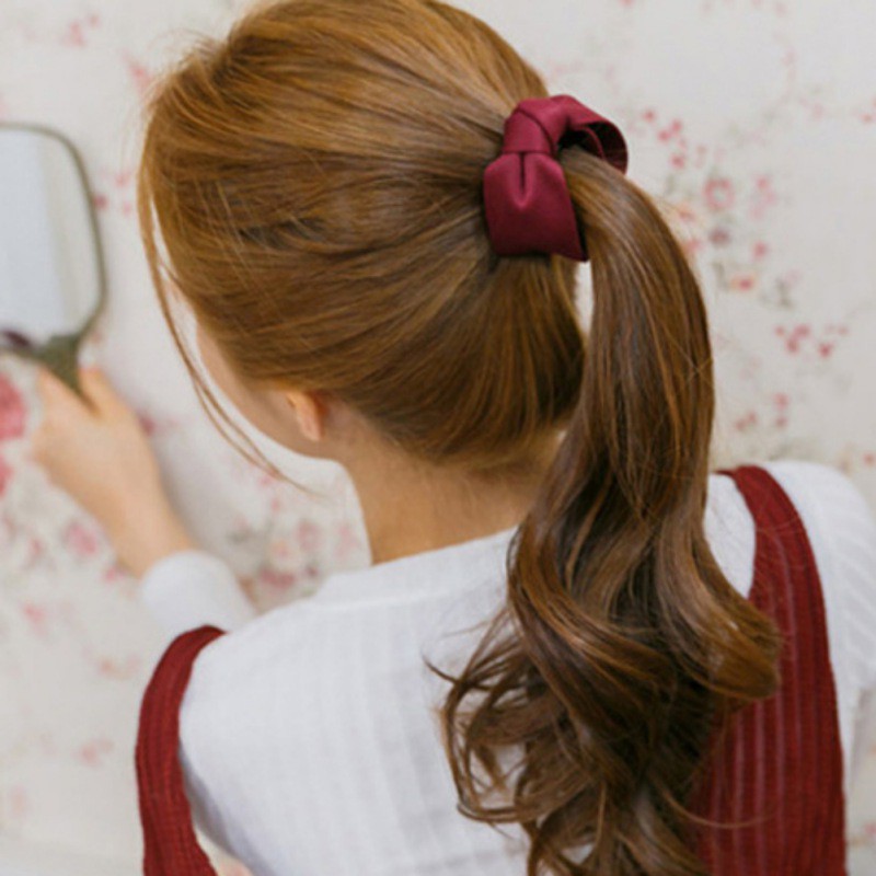 Kẹp tóc nơ vải thủ công thời trang cho nữ