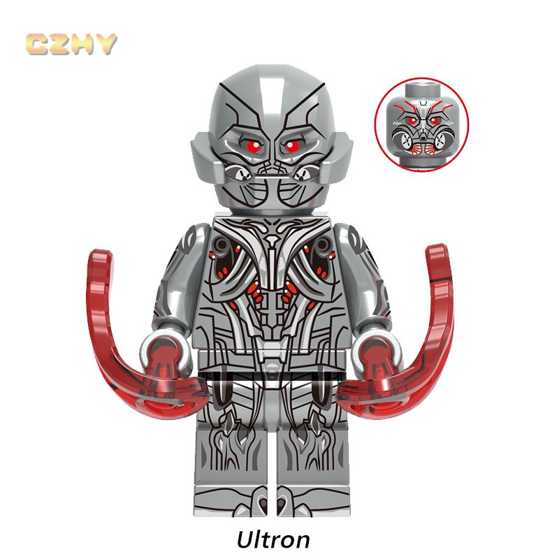 Bộ Lego Xếp Hình Minis Patriot Mk17 Mk33 Mk43 Mk45 Uultron X0267