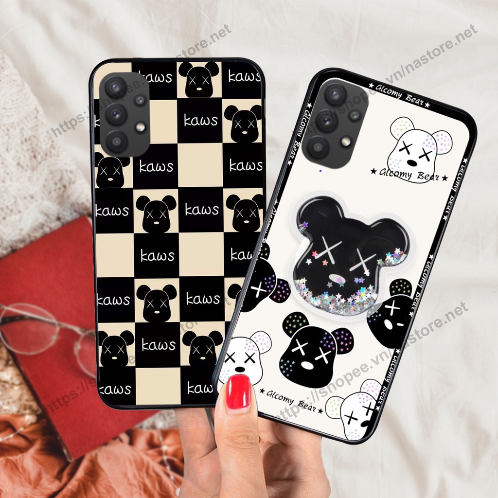 Ốp lưng Samsung A32 / A52 / A72 trái tim họa tiết caro, mikey họa tiết beabrick kaws cute