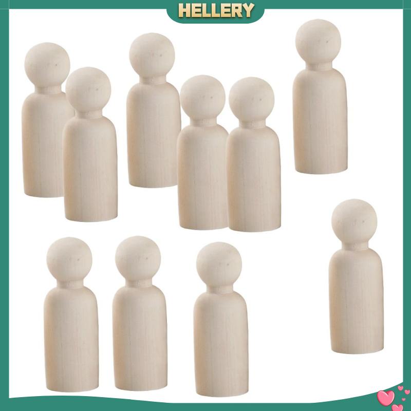 Set 10 Búp Bê Người Bodies Bằng Gỗ DIY