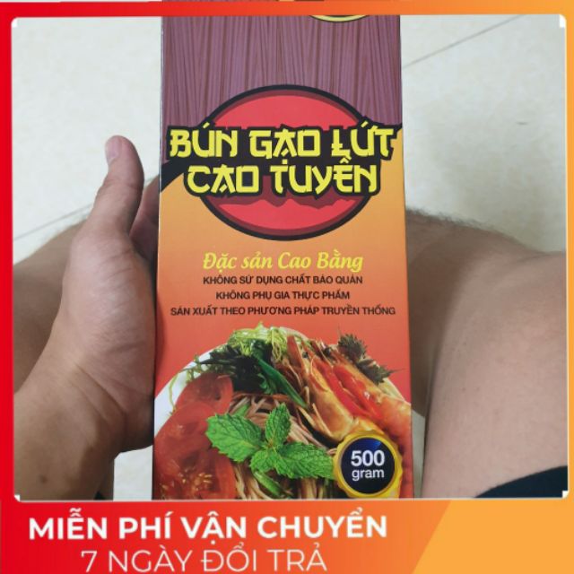 500 gr Bún gạo lứt huyết rồng Cao Tuyền