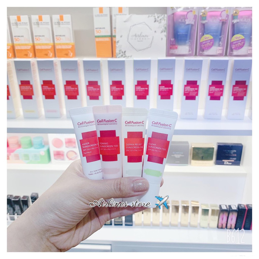 (Minisize) Kem chống nắng Cell Fusion C bản Mini 10ml
