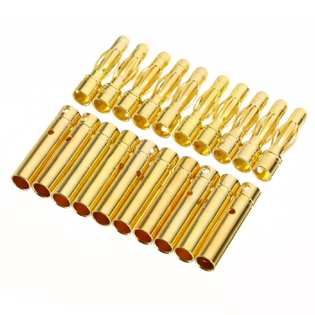 Jack Cắm Bắp Chuối 4mm điện mạ vàng