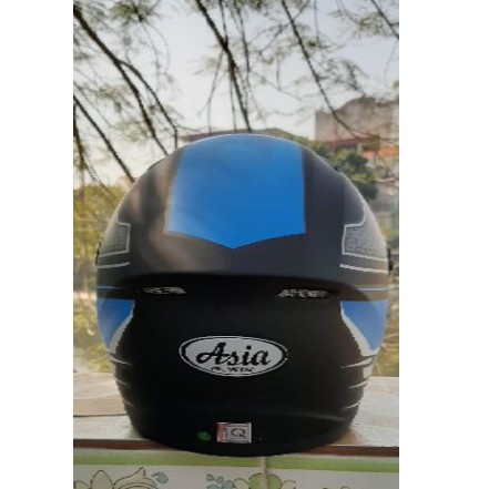 (Tặng túi+ khóa mũ)MŨ BẢO HIỂM FULLFACE ASIA  M136